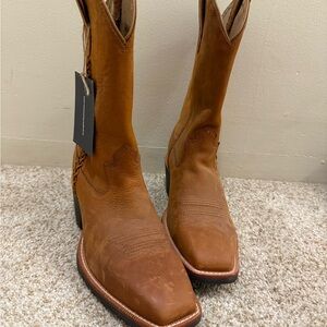 Men's Brown Leather Western Boots